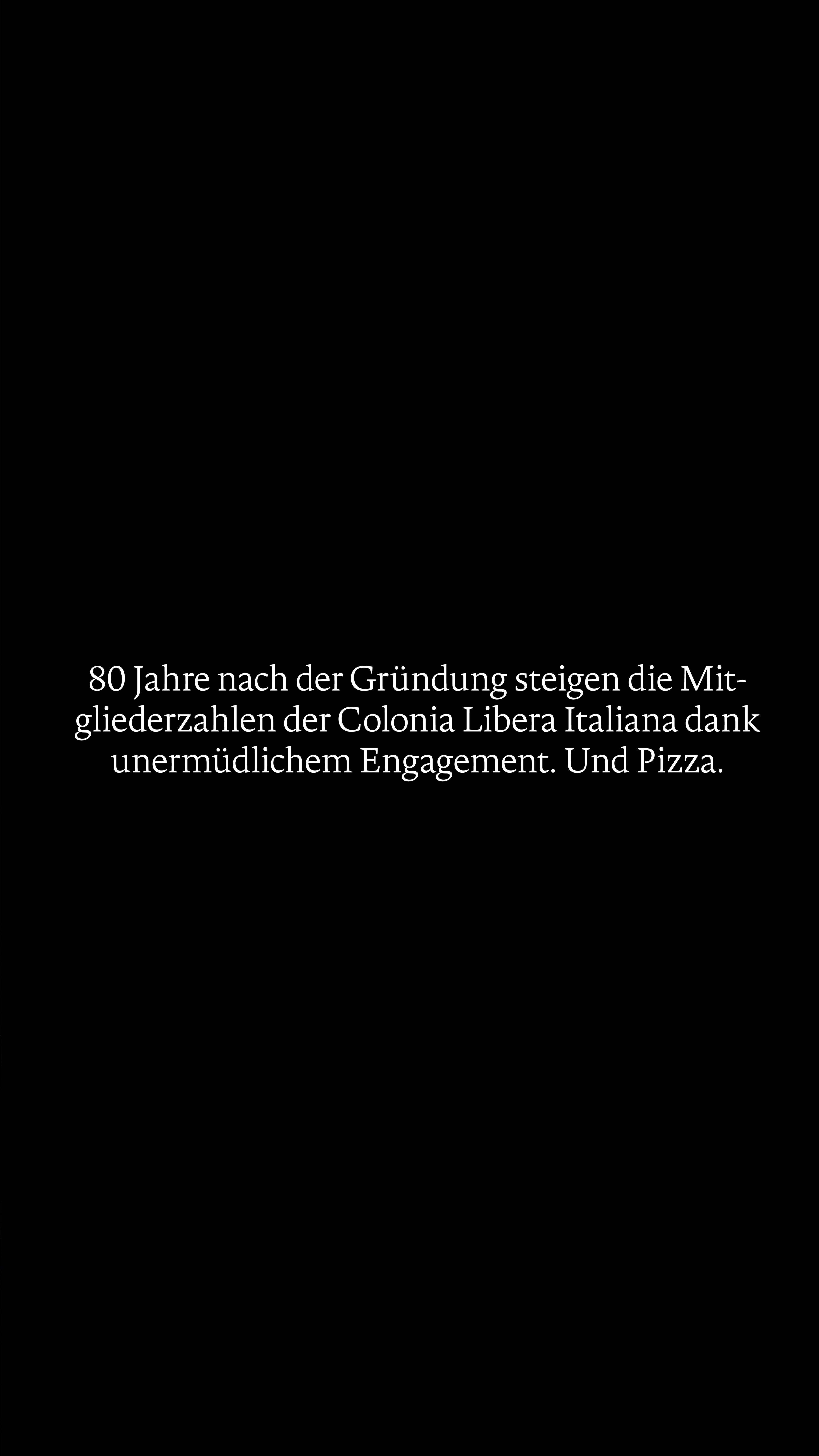 Teaser zum Text zur Colonia Libera Italiana