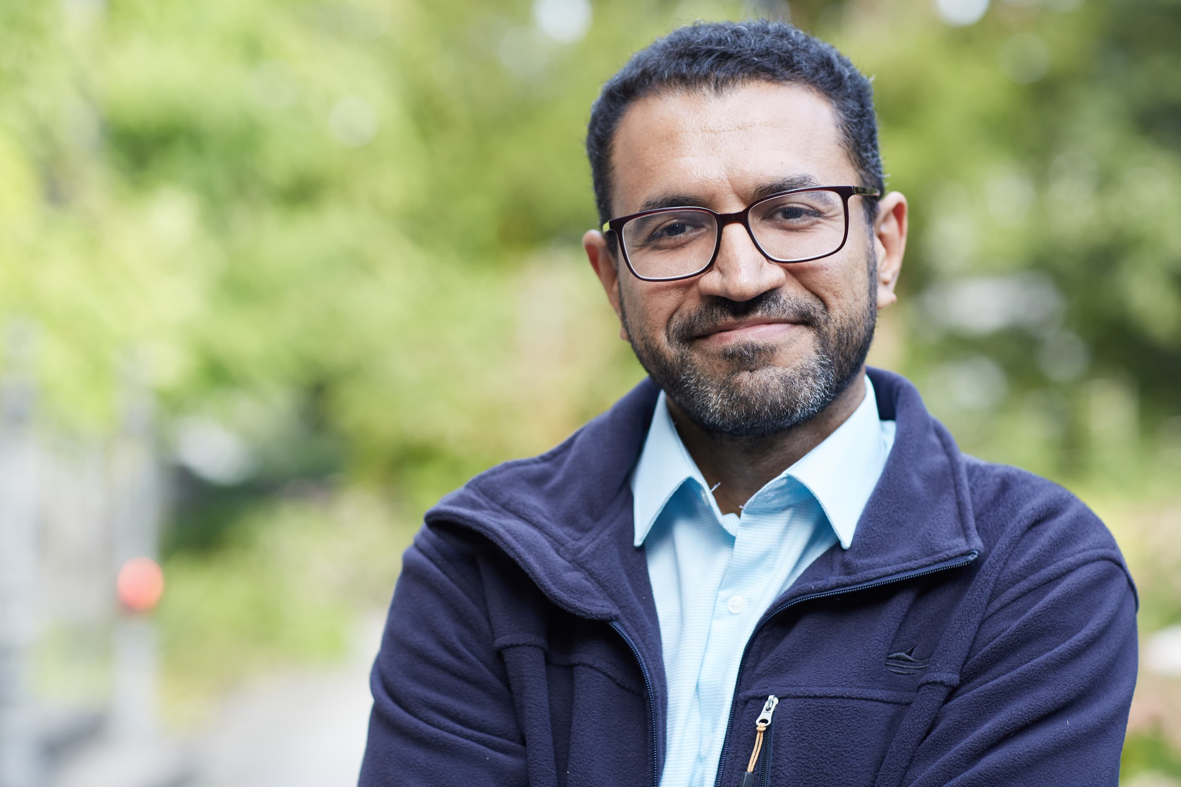 Porträt Wagdy El Komy von Djamila Grossman