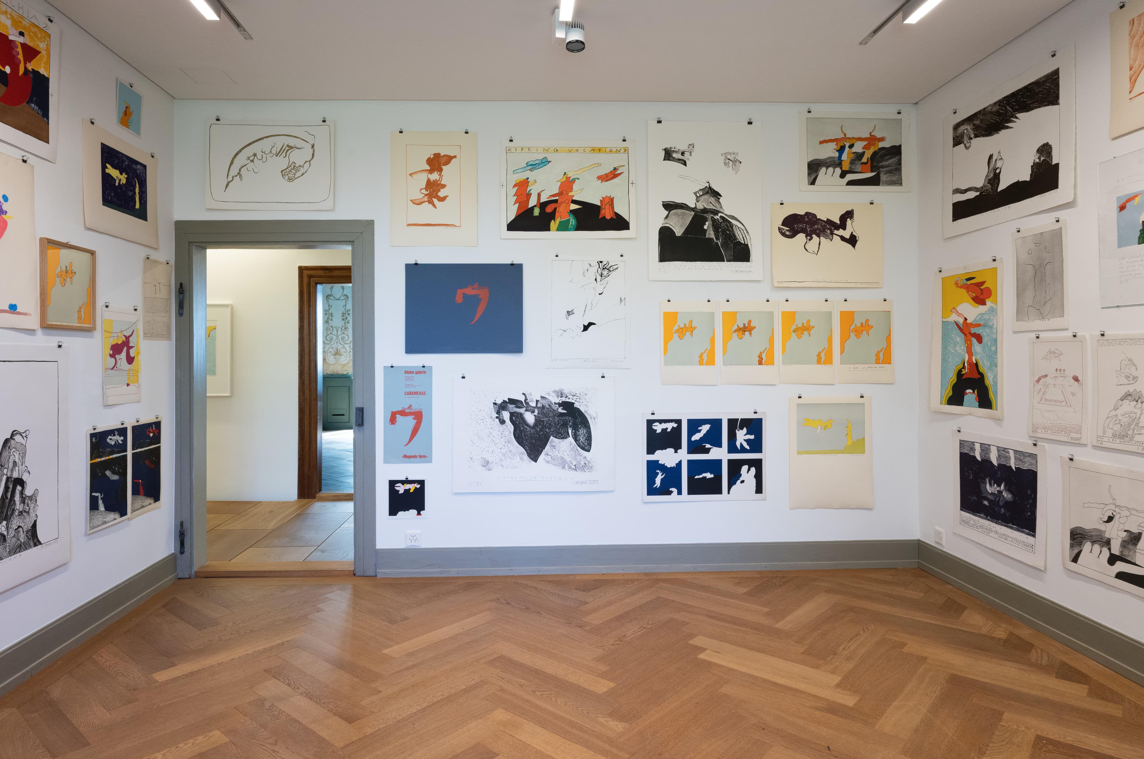 Ausstellungsansicht im Sankturbanhof, fotografiert von Christian Hartmann