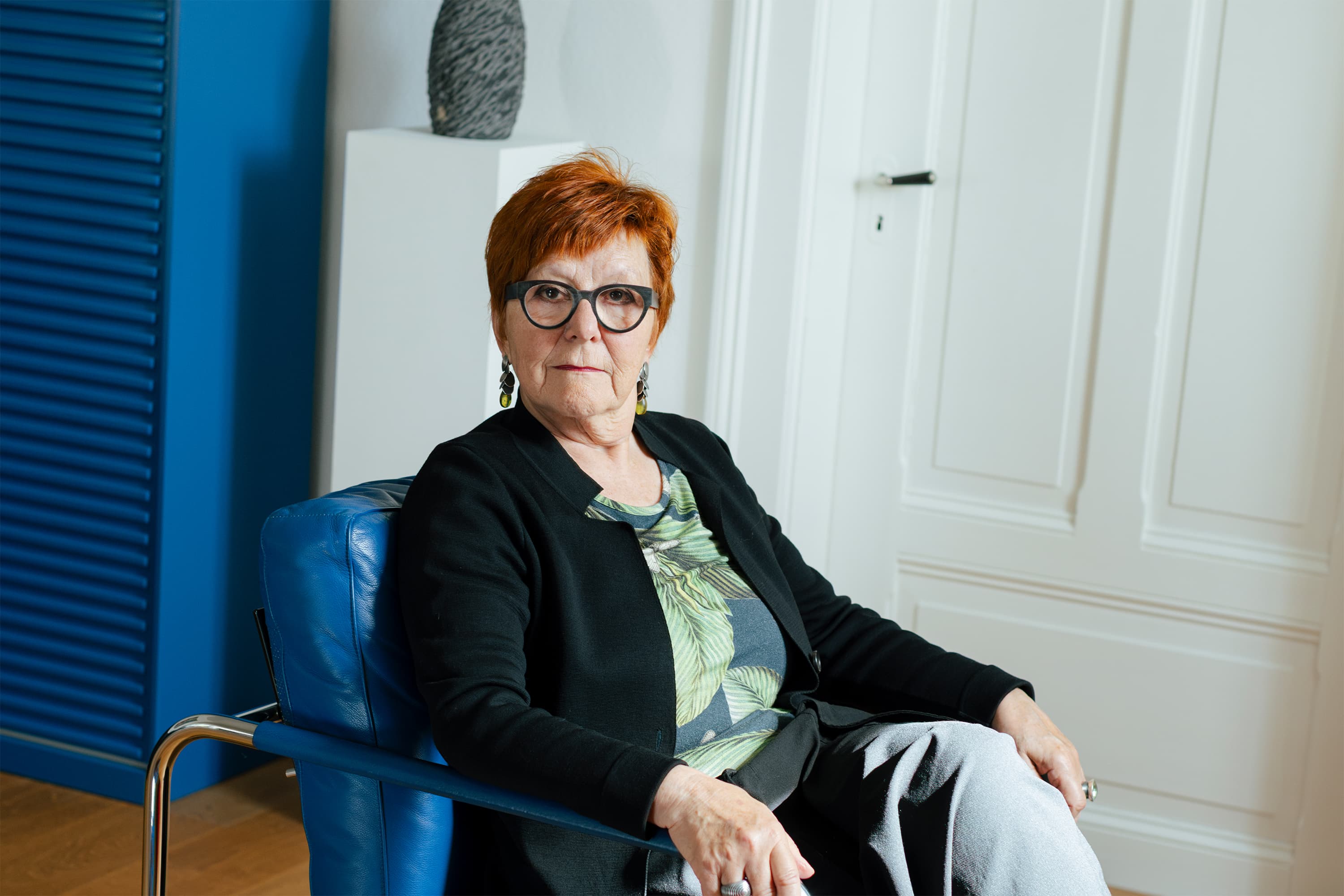 Porträt von Cécile Bühlmann, fotografiert von Kim da Motta